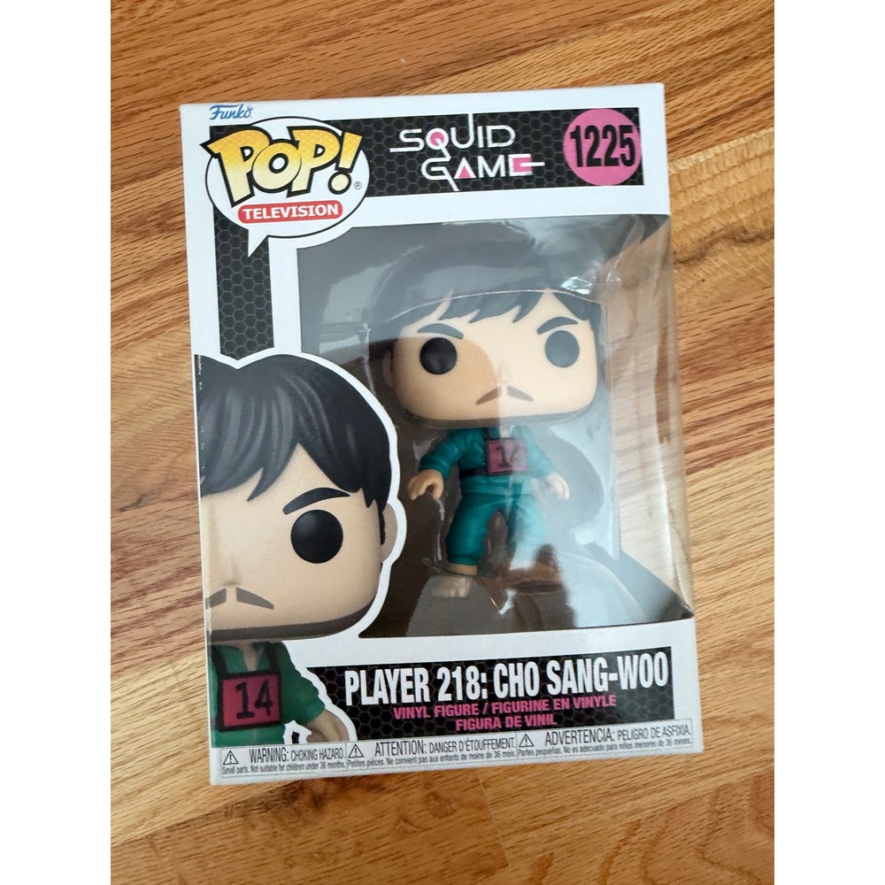 Funko Pop Squid Game Player 218 Cho Sang-Woo Vinyl Figure